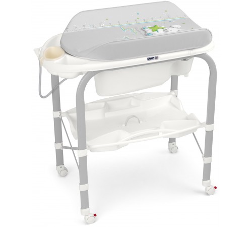 CAM Пеленальный столик с ванной CAMBIO С209-C242 серый