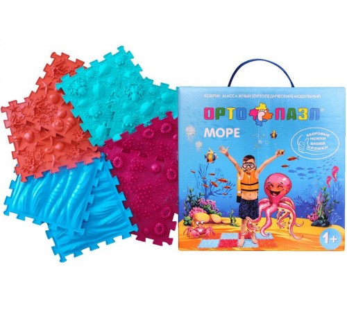 „Орто Пазл” Covoraș-puzzle ortopedic „Marea” (12 m+)