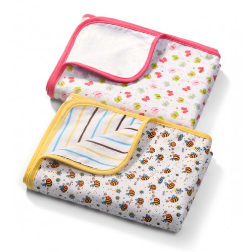 Двухстороннее фланелевое одеяло 75см*100см.