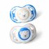 Set 2 suzete simetrice din silicon 6-18 luni