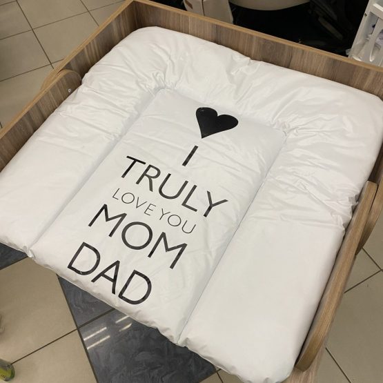 Saltea de înfăşat „I love you „