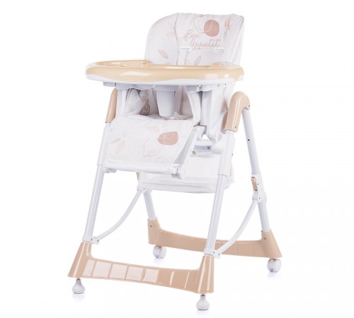Chipolino Стульчик для кормления Comfort Plus бежевый