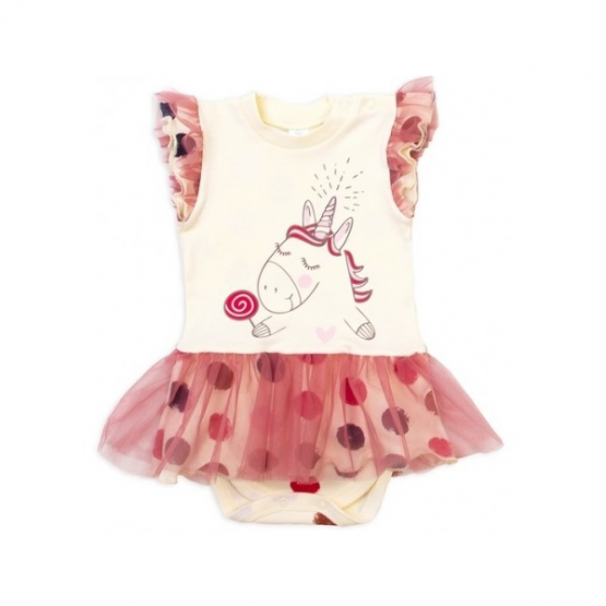 Боди-платье короткий рукав