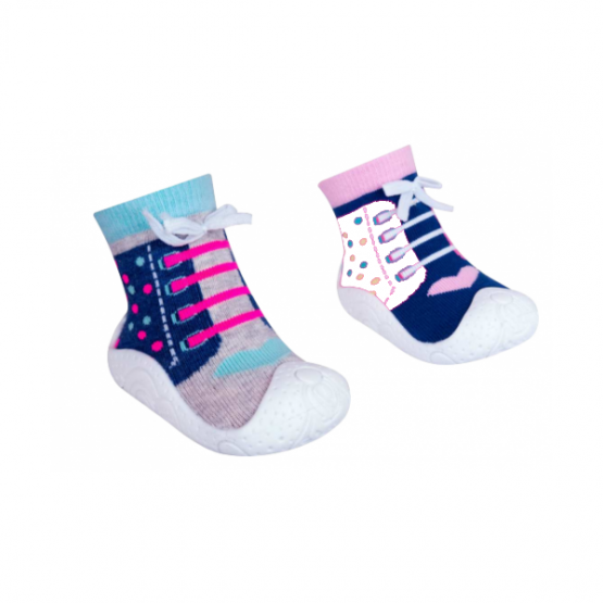 Носочки с силиконовой подошвой