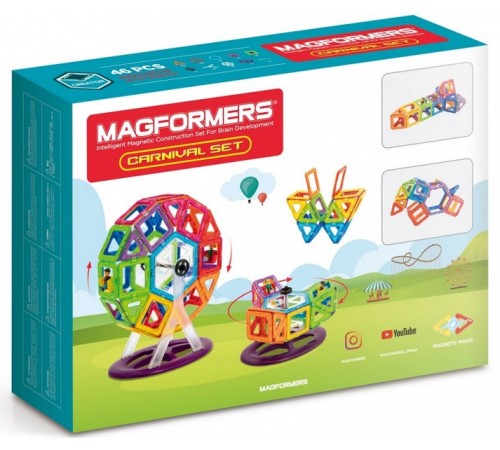 Constructor magnetic Carnival (46 el.)