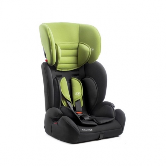 KinderKraft Автокресло Concept гр.1/2/3 (9-36 кг.) черный/зеленый