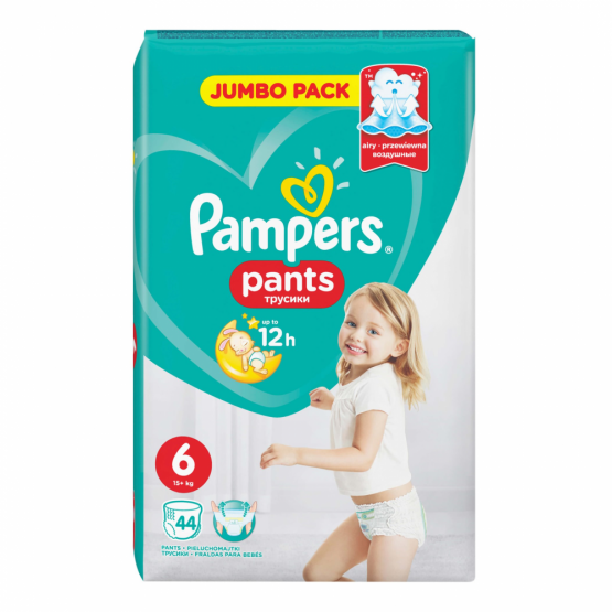 Трусики Pampers Pants Unisex 6 (15+ кг), 44 шт.