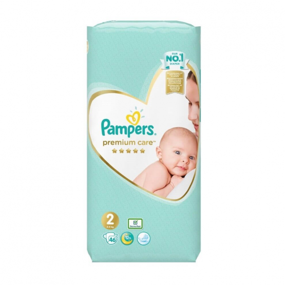 Подгузники Pampers Premium Care 2 (4-8 кг), 46 шт.
