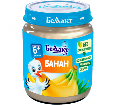 Беллакт Пюре из банана 100 гр. (6 м. +)