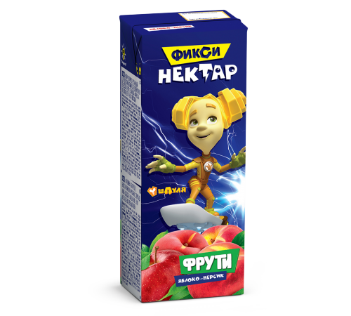 Фрути нектар Яблоко-Персик 0,2л (Фиксики)