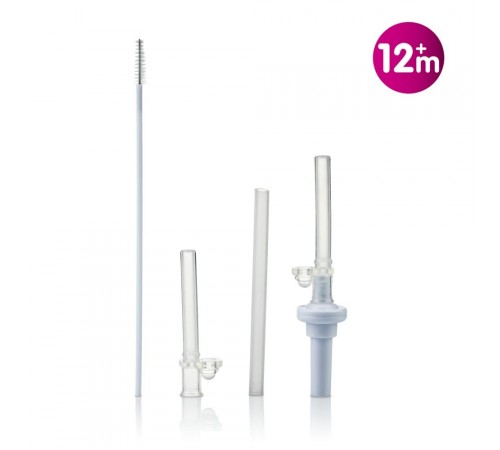 Nuby ID895 Set de pai cu perie de schimb „Flip-it” (12m+)