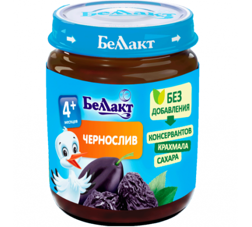 Беллакт Пюре из чернослива 100 гр. (4 м. +)