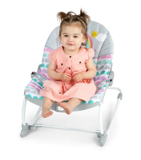 Balansoar 2 in 1 Bright Starts Rosy Rainbow
