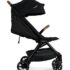 Carucior ultracompact Nuna TRVL Caviar cu pliere automata
