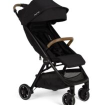 Carucior ultracompact Nuna TRVL Caviar cu pliere automata