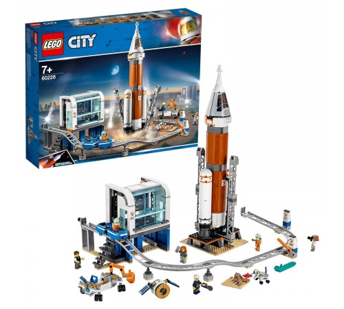 Lego City Конструктор «Космическая ракета и пункт управления запуском» (837 дет.)