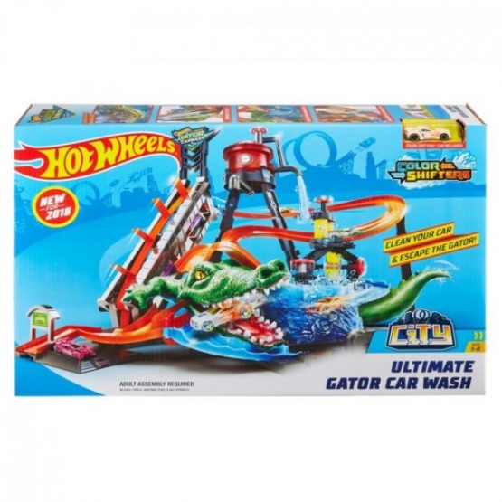 Hot Wheels Set Joaca „Color Shifters Ultimate Gator Car Wash”