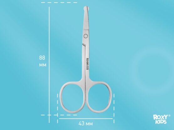 Foarfece de manichiura integral metalice pentru nou-nascuti Roxy Kids, (RPS-005)