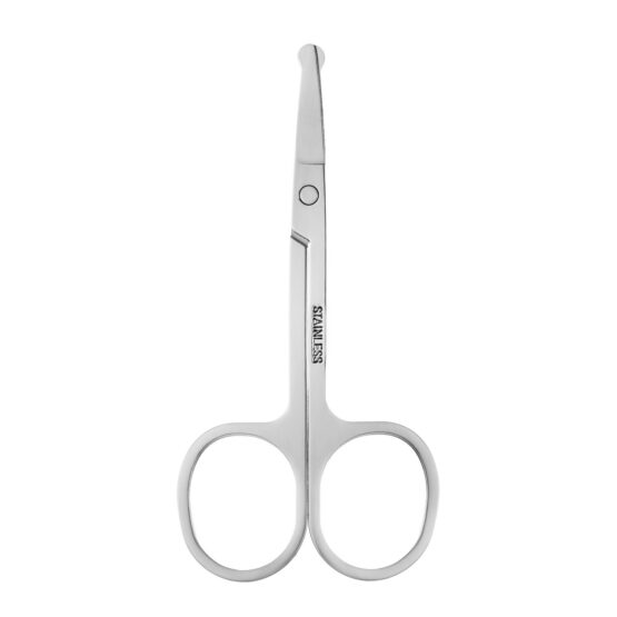 Ножницы маникюрные цельнометаллические для новорожденных Roxy Kids, (RPS-005)