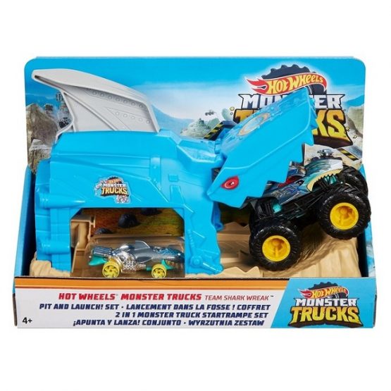 Hot Wheels «Monster Trucks» Набор «Пусковой гараж»