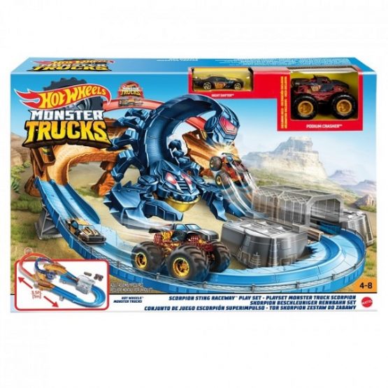 Hot Wheels Игровой набор «Жало Скорпиона» серии «Monster Trucks»