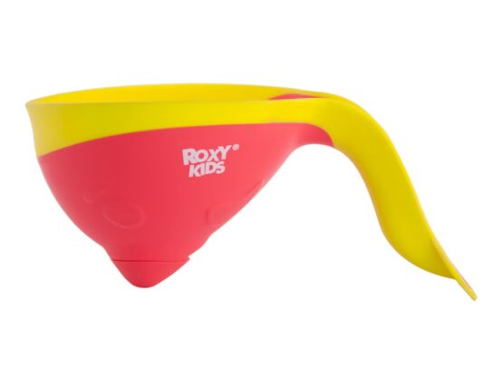Ковш для ванны Roxy Kids «Flipper» с лейкой, Коралловый (RBS-004-C)