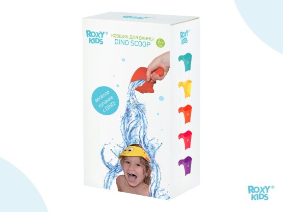 Galetuta pentu spalarea parului Roxy Kids DINO SCOOP, Coral (RBS-002-C)