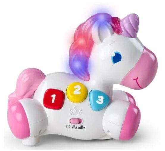 Jucarie Bright Starts Unicornul magic Rock & Glow
