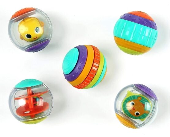 Погремушка Bright Starts Shake & Spin Activity Balls (9079)