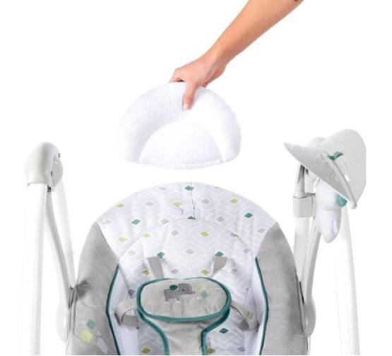 Leagan portabil Bright Starts Ingenuity ConvertMe Swing 2 Seat Nash