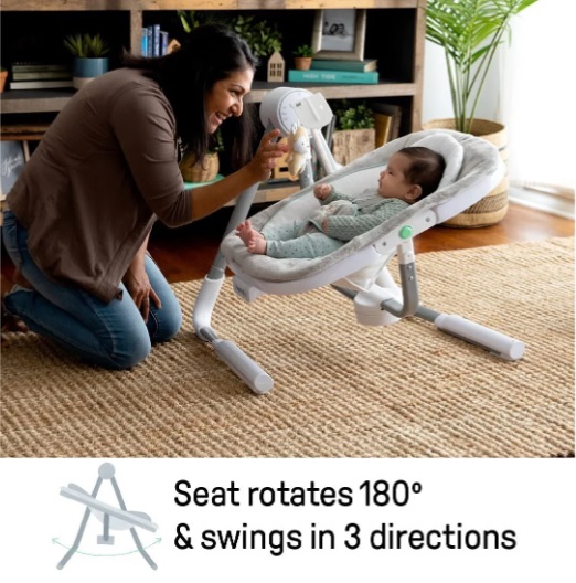 Leagan portabil cu dubla functionalitate Ingenuity AnyWay Sway