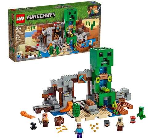 Lego Minecraft Конструктор «Шахта Крипера» (834 дет.)