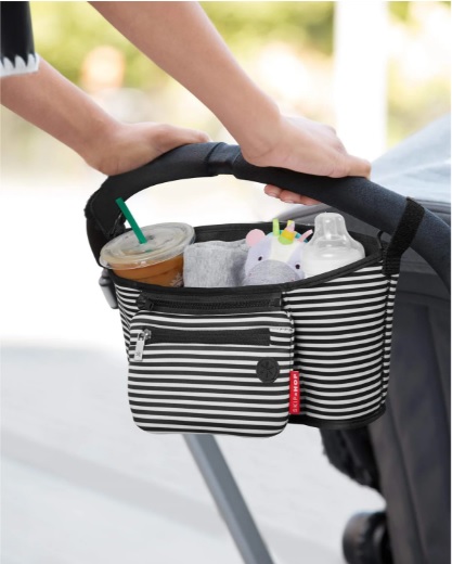 Organizator pentru carucior Skip Hop Grab&Go Black/White