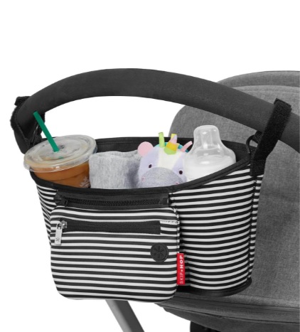 Organizator pentru carucior Skip Hop Grab&Go Black/White