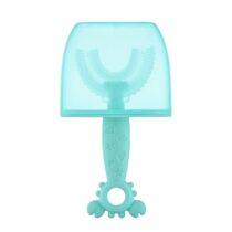 Periuta-masaj de dinti pentru copii Roxy Kids Crab, Albastru (RTM-005-B)