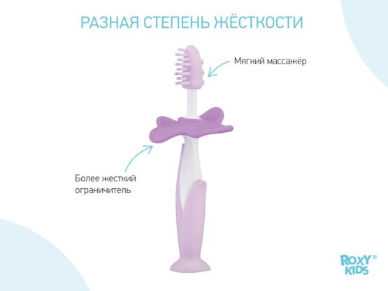 Set periuta de dinti+ perie de masaj, Lavanda (RTB-005)