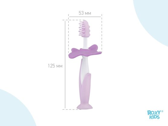 Set periuta de dinti+ perie de masaj, Lavanda (RTB-005)