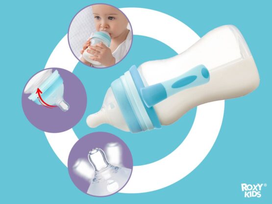 Tetine din silicon Roxy Kids cu flux rapid 6+, (2 buc.) (RBTL-003-L)