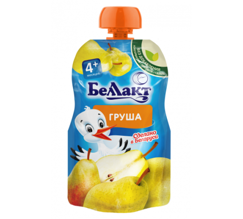 Беллакт Piure de pere 90 gr. (4 m. +)