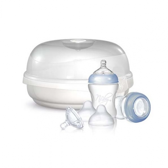 Nuby IDVP50 Стерилизатор для СВЧ «Natural Touch» с 2 бутылочками