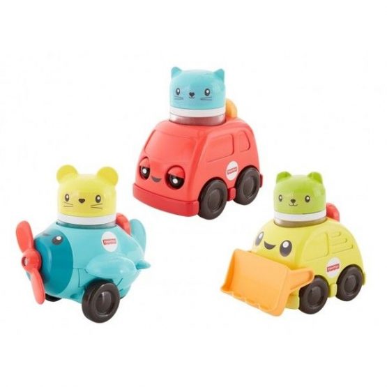 Fisher-Price Зверьки на машинках в асс.