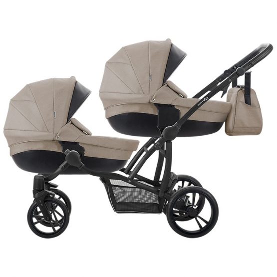 Коляска для двойни BEBETTO 42 — 01 Black Frame