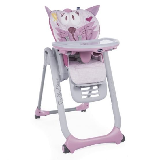 Стульчик для кормления CHICCO Polly 2 Start Miss Pink