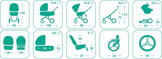 carucior 2 in 1 3 in 1 pentru copii