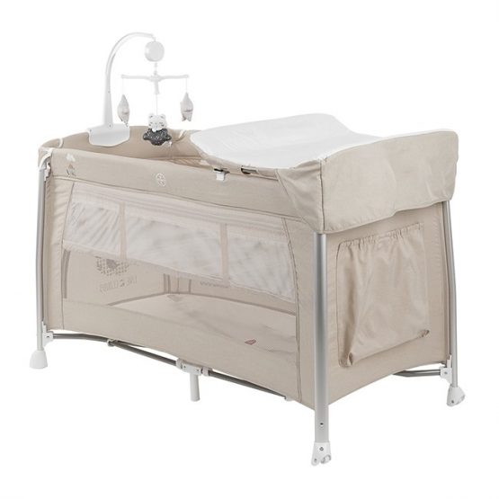Кровать-манеж Glamvers Dolores 2 Levels Beige