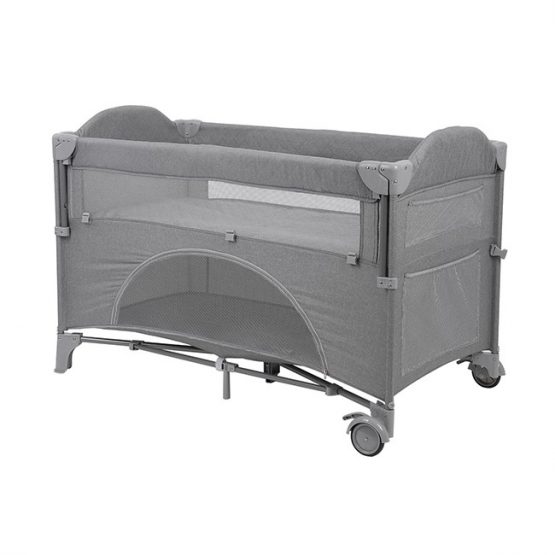 Кровать-манеж Glamvers Mila 2 Levels Grey