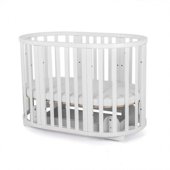 Кроватка трансформер 5-в-1 Glamvers Round Bed New