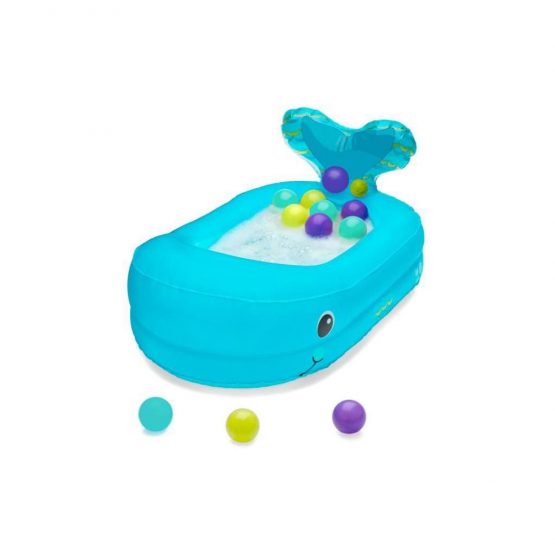 Infantino 205016 Надувная ванночка с мячами «Кит»