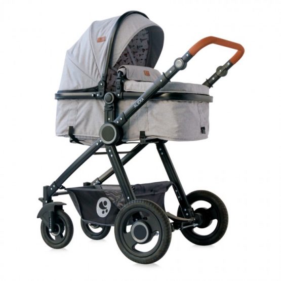 Коляска 2-в-1 Lorelli ALEXA Dark Grey LIGHTHOUSE