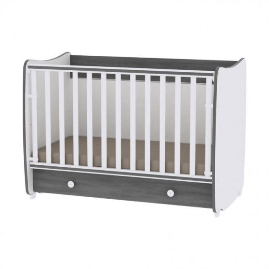 Кроватка детская Lorelli DREAM New White Vintage Gray